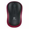 LOGITECH Bežični miš M185/ crveni