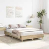 vidaXL Konstrukcija postelje Sonoma 137 x 190 cm Konstruiran les