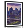Plakat s paspartujem hrupno velemesto - 40x60 white