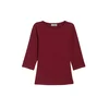 WEEKDAY Majica Enora bordo