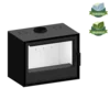 Hitze CUBO 700 - standard (črni šamot)