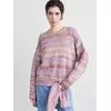 Carhartt WIP Pulover Keenan svetlo rumena/sivka/roza/bela