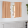 Zavjese za blackout s prstenovima 2 pcs Svijetlosmeđa