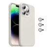 Maska Magnetic Lens za iPhone 15 Pro Max bela