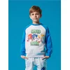 Sinsay - Dukserica s kapuljačom i printom Sonic the Hedgehog - mid blue