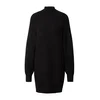 EDITED Pletena obleka Invidia, črna