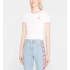 Chiara Ferragni Ženska majica kratkih rukava 21PE-CFT122 WHITE, Bela