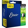 Elixir 16550 OPTIWEB Coating Super Light 9-42 3-PACK