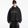 Mikina MISBHV Faded Black Inflated Zipped Hoodie UNISEX XXL
