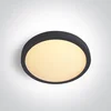 TANKA OKRUGLA CRNA LED PLAFONJERA 12W CCT UGR19 230V