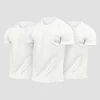GymBeam Muška majica TRN 3Pack White