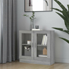 Vitrina boja hrasta sonome 82,5x30,5x80 cm konstruirano drvo