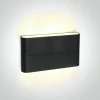 ZIDNA SVJETILJKA LED/2x6W/3000K/2x420lm/230V/IP54 ANTRACIT