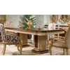 Casa Padrino luxury baroque dining table dark brown/gray/gold 250 cm