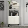 Hanah Home Kuhinjski ormar Lyon 80, Krem-crni
