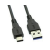 Kabl USB 3.0 A - USB tip C 3.1 M/M 1M crni