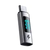 Lightning v USB-C OTG adapter Mcdodo Wales Series OT-5990 60W, digitalni prikaz - black