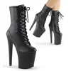 Pleaser XTREME-1020 Faux Leather Black Matte 36