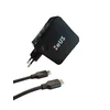 ZEUS Univerzalni punjač ZUS-NB65 PDC USB-C 65W (laptop, tablet, smart phone) crni