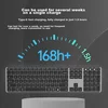 Ausdom Tastatura, Bežična, Bluetooth, Crna
