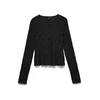 VERO MODA Bluza VMFLORA črna