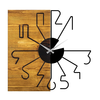WALLXPERT Zidni sat Wooden Clock 29