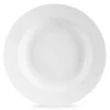 shumee Globok krožnik za juho, porcelan, bel, klasičen, 24,5 cm, 350 ml