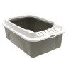 Rotho ROTHO Bonnie Eco Cappuccino - Litter Box za mačke, 30L, BPA-brez, elegantna in funkcionalna rešitev za vašo mačko