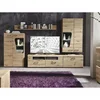 Hom`in MODULARNI DNEVNI REGAL, barve hrasta