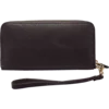 Novčanik ženski 2u1 od prave goveđe kože 21x10,6x3 cm tamno braon