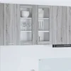 vidaXL Viseča omarica Riga Siva Sonoma 80 x 31 x 80 cm Konstruiran les