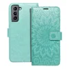 shumee Ovitek Mezzo Book za Samsung S21, mandala zelene barve