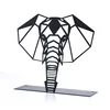 Atelier Del Sofa Dekorativna figura Elephant, 21x21 cm, 1.5 mm, Crna