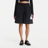 Kratke hlače Nike Sportswear Womens Woven Shorts Black/ White XS