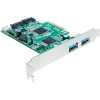 Delock Delock 2 vhodna USB 3.0 zunanji / 2 vhodna interna SATA  PCI Express kartica