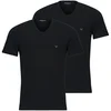 Emporio Armani Underwear Komplet t-shirt majic? EM000392 AF14132 MC005 Črna Regular Fit