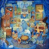 Grafika - Puzzle Modra soba - 1 000 kosov