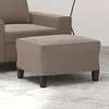 vidaXL Stolček za noge taupe 60x50x41 cm tkanina iz mikrovlaken