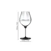 RIEDEL FATTO A MANO PERFORMANCE PINOT NOIR Čaša za crveno vino, 830ml, Crna