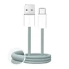 Puro Fabrik 2.0 10W 1,5 m pleten USB-A - USB-C kabel - zelen