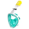 Aga Aga Maska za potapljanje s celim obrazom S/M White/Turquoise, (21110109)