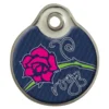 Rogz ID privezak za pse Denim Rose - L