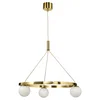 AKTERSPRING Viseča svetilka, mlečno bela steklo/oplaščeno z medenino, 73 cm