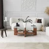 Hanah Home Babylon Klub sto, 105x40x60cm, Hrast