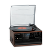 Auna Oakland DAB, retro stereo sistem, DAB+/FM, funkcija BT, predvajalnik vinilnih plošč, CD-zgoščenk in kaset