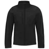 JAKNA ZIP MUŠKA B&C HOODED SOFTSHELL CRNA S