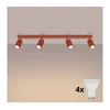 Brilagi - LED spot svetiljka CRESTO 4xGU10/10W/230V crvena