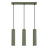 Sollux SL.1613 - Luster na sajli KARBON 3xGU10/10W/230V zelena