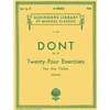 DONT:24 EXERCISES FOR THE VIOLIN OP.37