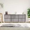 Komode 3 kom boja hrasta 60 x 35 x 70 cm od konstruiranog drva